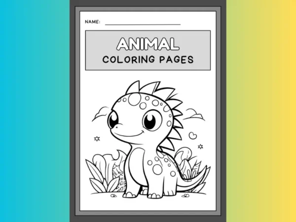Mi Cuaderno de Animales para Colorear 🦁🐬