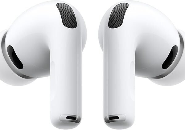 Apple AirPods Pro 3 Wireless Earbuds, Active Noise Cancellation, Live Translation, Heart Rate Sensing, Bluetooth Headphones, Spatial Audio, High-Fidelity Sound, USB-C Charging